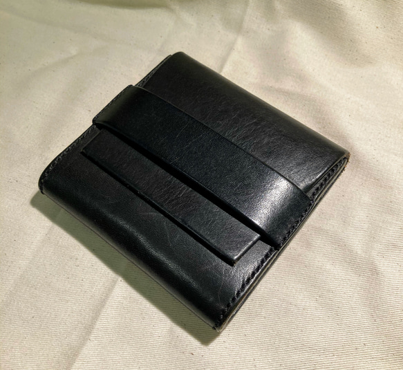 フラップミニウォレット（Black） その他ミニ財布・コンパクト財布 jet  