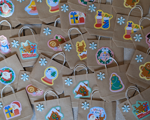 クリスマス】アドベントカレンダー ミニ紙袋 その他雑貨 やわらかいん