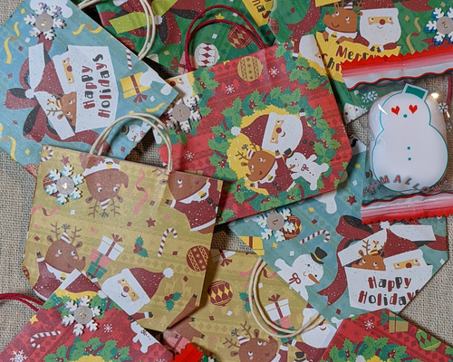 クリスマス】アドベントカレンダー ミニ紙袋 その他雑貨 やわらかいん