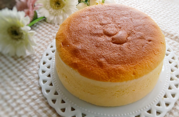 スフレチーズケーキ（1台）15センチホール ケーキ hinami焼