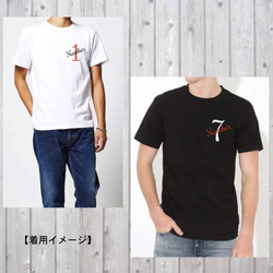 【送料無料】 韓流 シンプル バイク オリジナルロゴTシャツ ナンバー 3枚目の画像