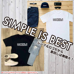 【送料無料】 韓流 シンプル オリジナルロゴTシャツ UPSIDEDOWN 2枚目の画像