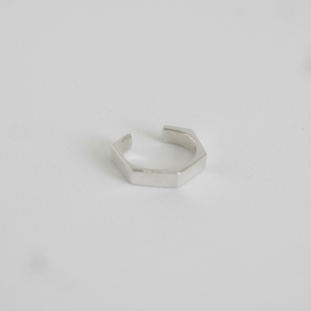 hexa cuff(S) silver イヤカフ