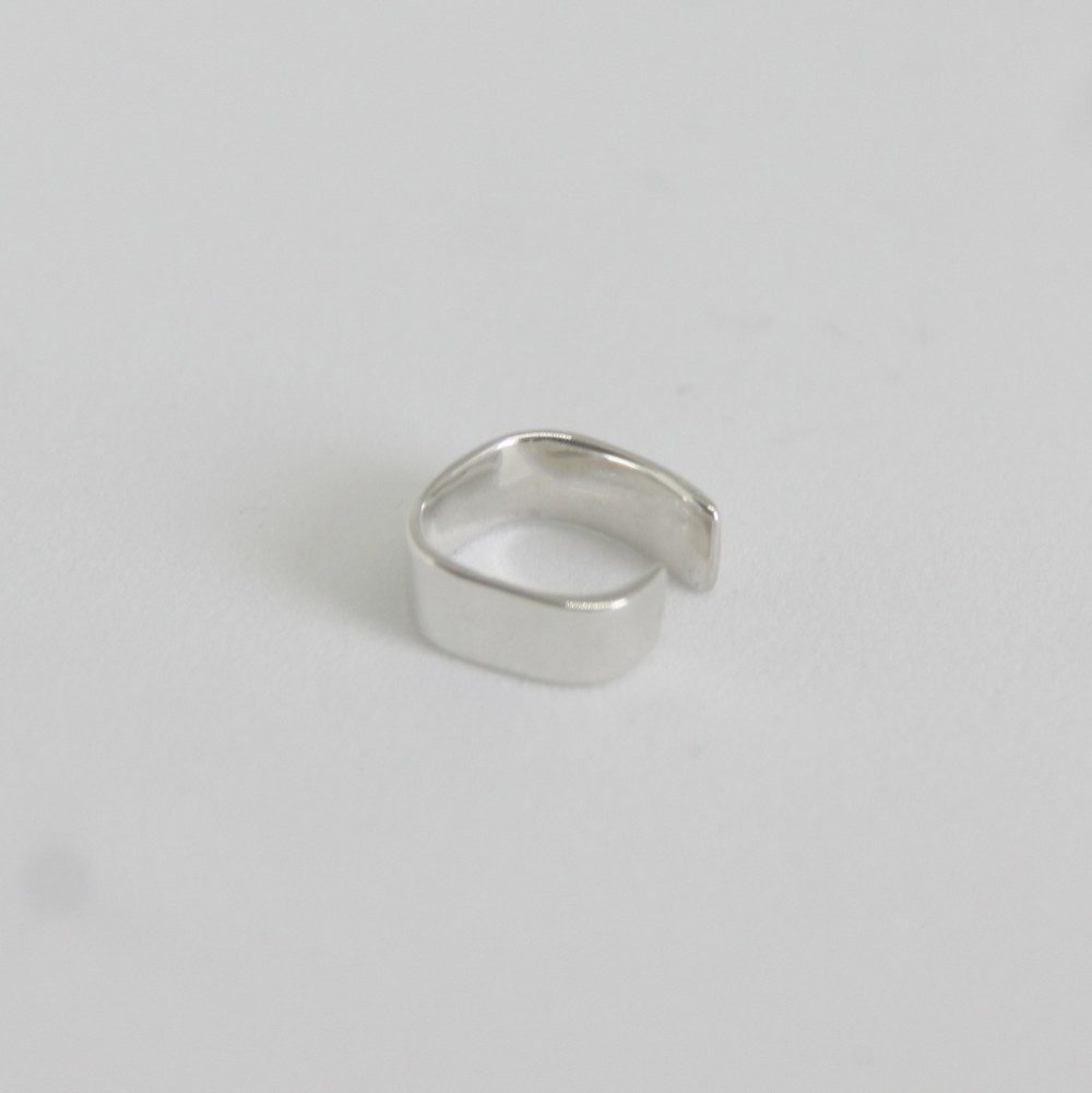 square cuff(S) silver イヤカフ