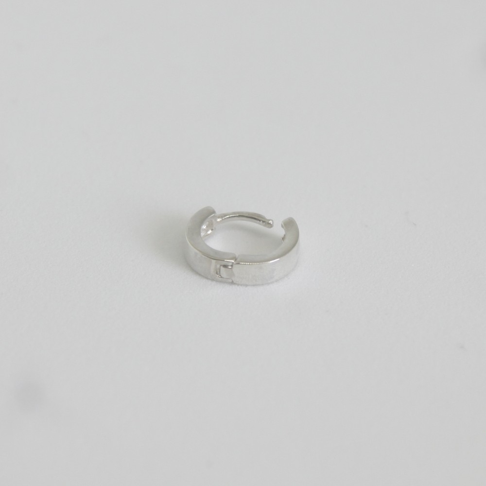 flat earrings(S) silver ピアス