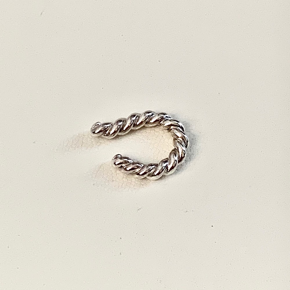 twist cuff(L) silver イヤカフ
