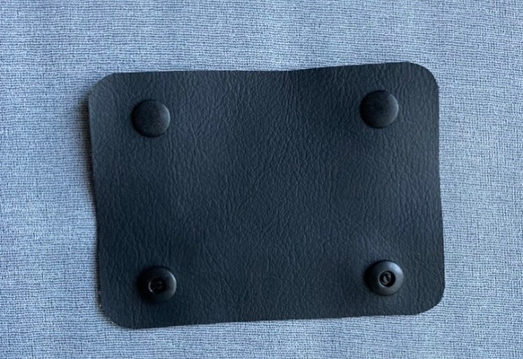 ハンドルカバー　持ち手カバー　ハンドメイド　トートバッグ　黒 3枚目の画像