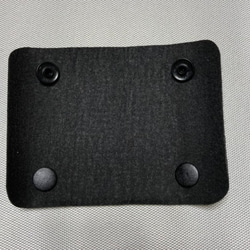 ハンドルカバー　持ち手カバー　ハンドメイド　トートバッグ　黒 4枚目の画像