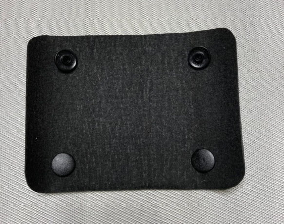 【3センチ幅対応】　ハンドルカバー　持ち手カバー　ハンドメイド　トートバッグ　黒 4枚目の画像