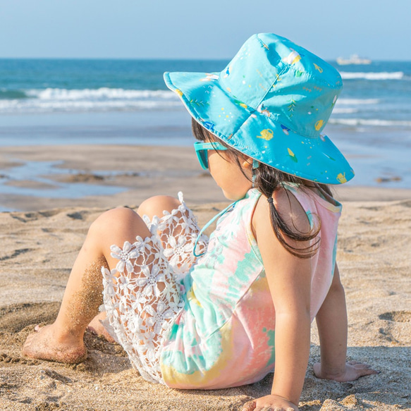 BrilleBrille兒童UPF50+抗UV防曬雙面帽 - 金色麥田☀️兒童防曬帽 遮陽帽 雙面帽 涼感帽 太陽帽 第8張的照片