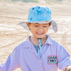 BrilleBrille兒童UPF50+抗UV防曬雙面帽 - 海底世界☀️兒童防曬帽 遮陽帽 雙面帽 涼感帽 太陽帽 第7張的照片