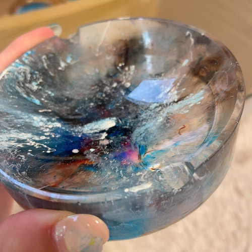 レジン小物入れ(灰皿)宇宙 その他ケース 〰︎Yuki 通販 12336719