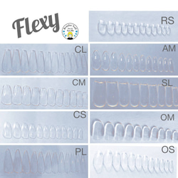 地雷　量産型　ネイルチップ　パール　クロス　スタッズ　※形状記憶ネイルチップFlexy※自爪にぴったりフィット 4枚目の画像