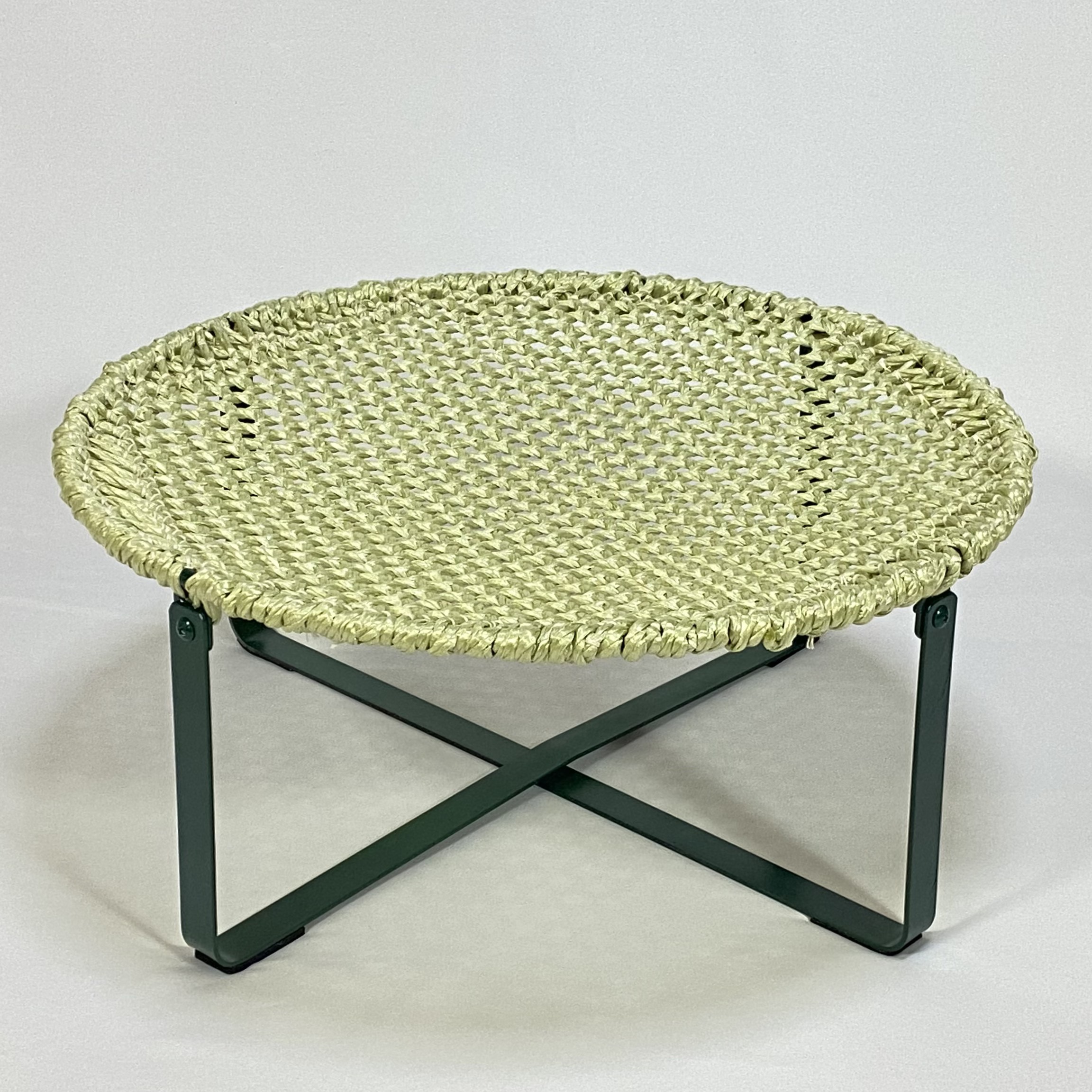 Ｒ-０１ネコベッド　　　＊アイアンフレーム＊サークルベッド＊ロープネット＊六目編み＊オーダーメイド