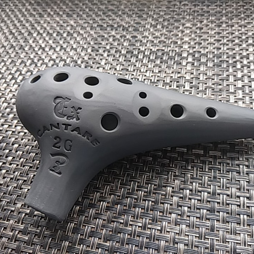CANTARE オカリナ 2G黒 陶器 高級Ocarina「CANTARE EXシリーズ2G」 楽器・アクセサリ
