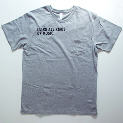 【現品限り! 数量限定】I LIKE ALL KINDS OF MUSIC. _ Tシャツ［mens］ 2枚目の画像