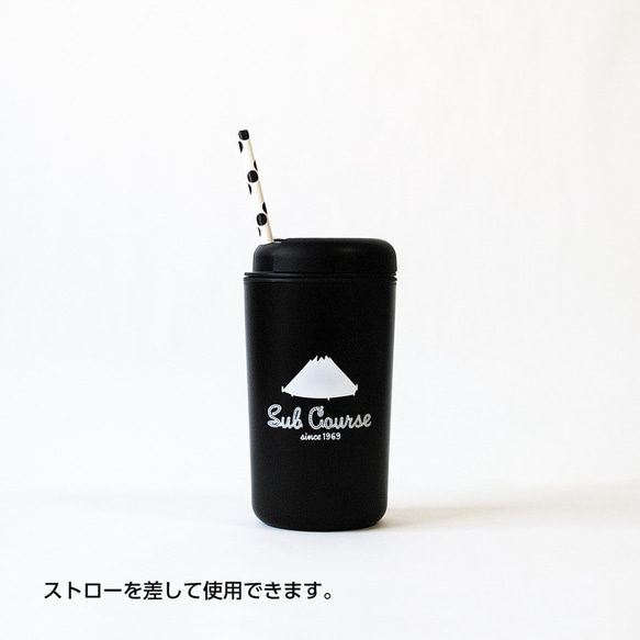 Sub Course _ カフェタンブラー／320ml［ブラック・ネイビー・レッド］ 2枚目の画像