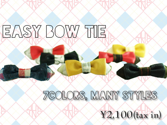 EASY BOW TIE　ZZ001-725 BLACK / CAMO 3枚目の画像