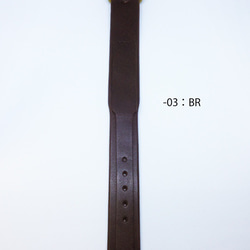 EASY EXCHANGEABLE WATCH BAND  -03：BROWN 日本製　革　時計　替えバンド 1枚目の画像