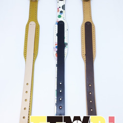 EASY EXCHANGEABLE WATCH BAND LADEIS  -03：BG×DB 日本製　革　時計 3枚目の画像