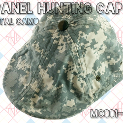 6 PANEL HUNTING CAP MIL MC001-795 【N.U.T/エヌユーティー】 1枚目の画像