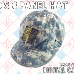 KID'S 8 PANEL CAP KC002-799 【N.U.T/エヌユーティーキッズ】 1枚目の画像