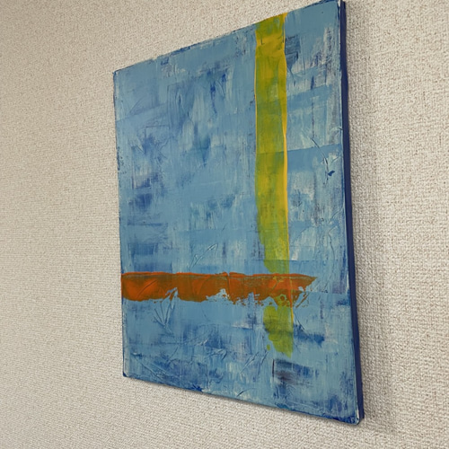 阿部真吏菜 「Flow 流れ」 アクリル画 絵画 楽天市場】絵画 阿部真吏菜 アクリル画 『Flow 流れ