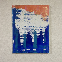 手描き抽象画（油彩）：「長雨」 F8サイズ 絵画 Zarathustra AP 通販