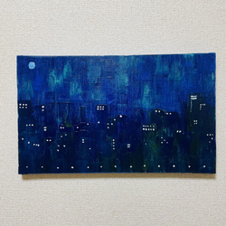 手書き絵画抽象化オリジナル絵「夜空の地図 」 偉大な 手書き絵画抽象化オリジナル絵「夜空の地図 」 絵画 - 絵画