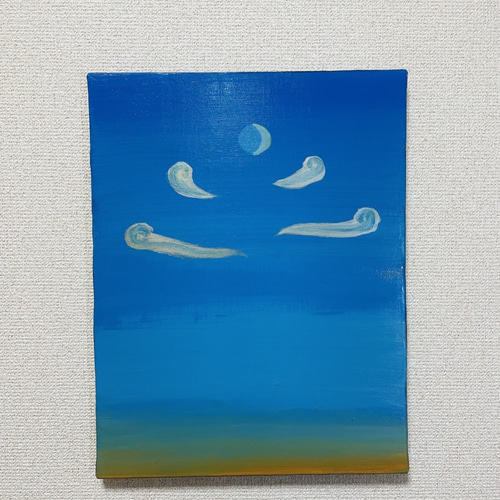 アクリル画 抽象デザイン F6