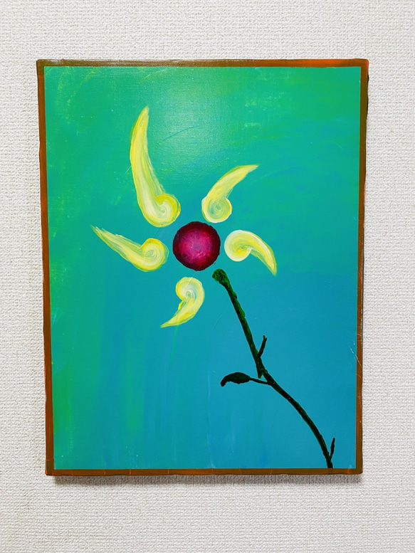 アクリル画手描き