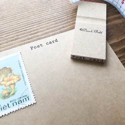 post card　(シンプル）スタンプ　 1枚目の画像