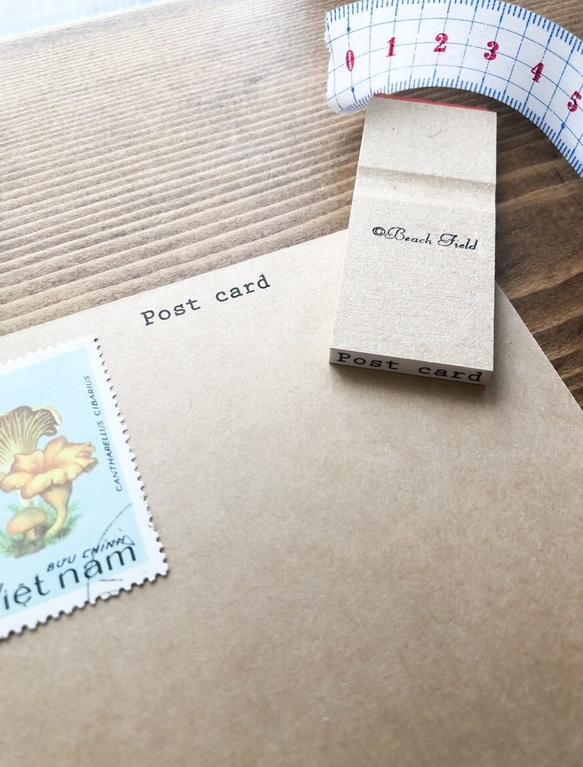 Post card　郵便はがき　スタンプ3点セット 4枚目の画像