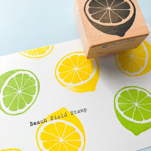 消しゴムはんこNo.129  レモン 消しゴムはんこNo.129 レモン