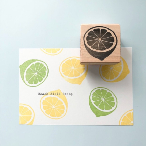 消しゴムはんこNo.129  レモン 消しゴムはんこNo.129 レモン