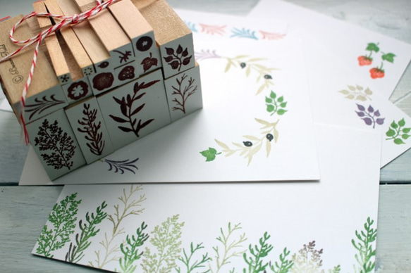 natural petit stamp set 3枚目の画像