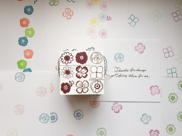 Little flower stamp set 2枚目の画像