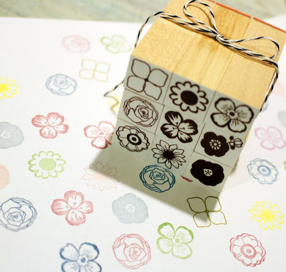 Little flower stamp set 3枚目の画像