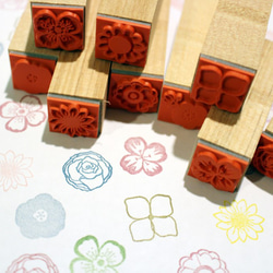 Little flower stamp set 4枚目の画像