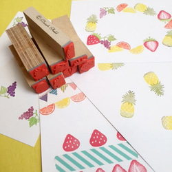 Fruits petit stamp set 水果小印章組 第2張的照片