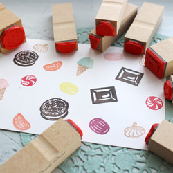 Sweets stamp set 甜點印章組 第1張的照片