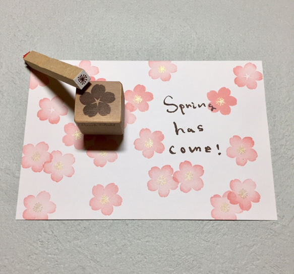 SAKURA stamp set【小】櫻花印章組 第1張的照片