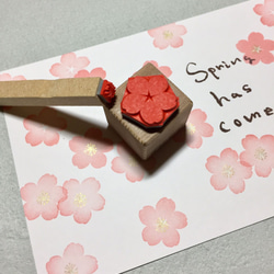 SAKURA stamp set【小】櫻花印章組 第2張的照片