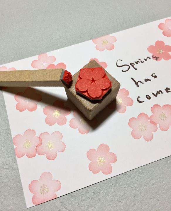 SAKURA stamp set【小】櫻花印章組 第2張的照片