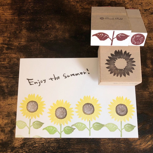 未使用⭐︎とっても可愛い♡Flower Cart スタンプセット　スタンピンアップ 221202 リラックマ音符モチーフ スタンプセット＜ゆうパケットNG