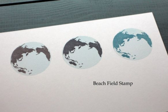地球郵票和橡皮戳 第1張的照片