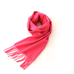 碧樹織造100％山羊絨圍巾（粉紅色） 第2張的照片