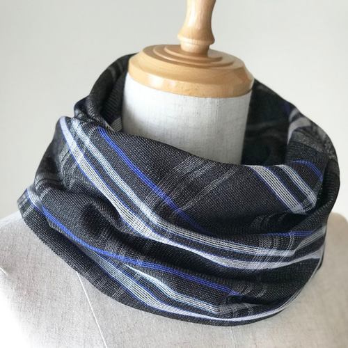 ブルーチェック×ダークグレースヌード ブルーチェック×ダークグレースヌード ブルーチェック