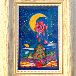 絵画。原画【バレエを踊る熊ちゃん】 絵画 アカザ麦 通販