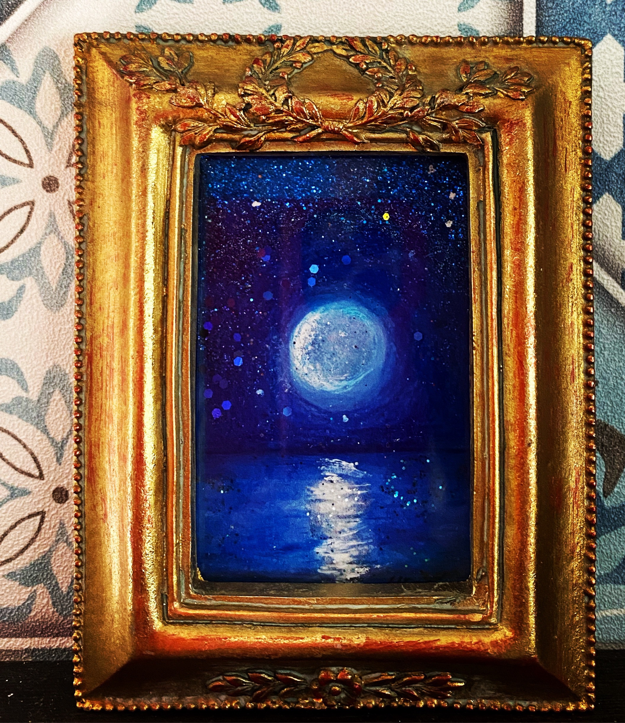 memory 絵画原画 ○Moon